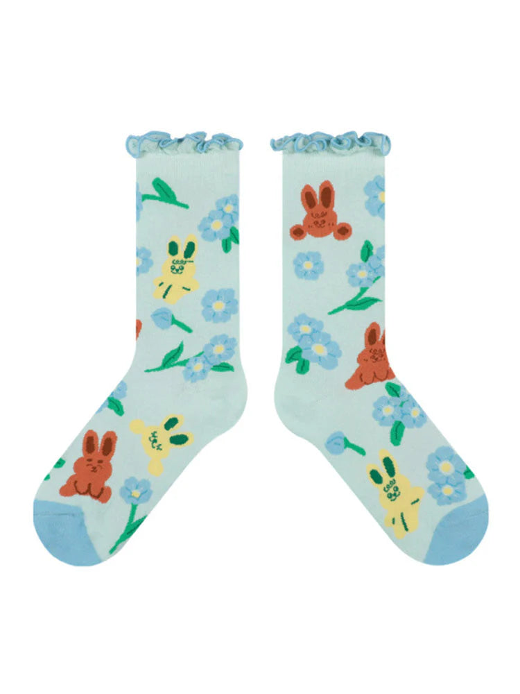 Mid-Calf Socks D9922
