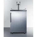 Black Dual Tap Built-in Beer Dispenser C487