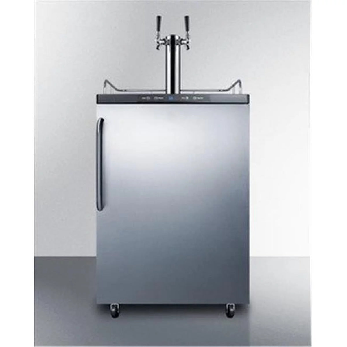 Black Dual Tap Built-in Beer Dispenser C487