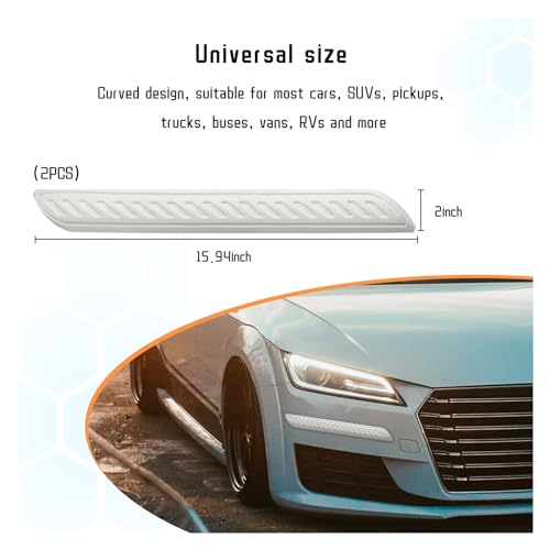2 PCS Black Car Bumper Anti-Scratch Strips D594953