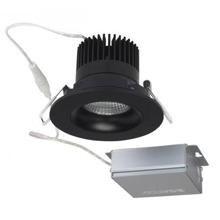 12 Watt LED Direct Wire Downlight Gimbaled 3.5 inch 3000K 120 Volt White Y9422