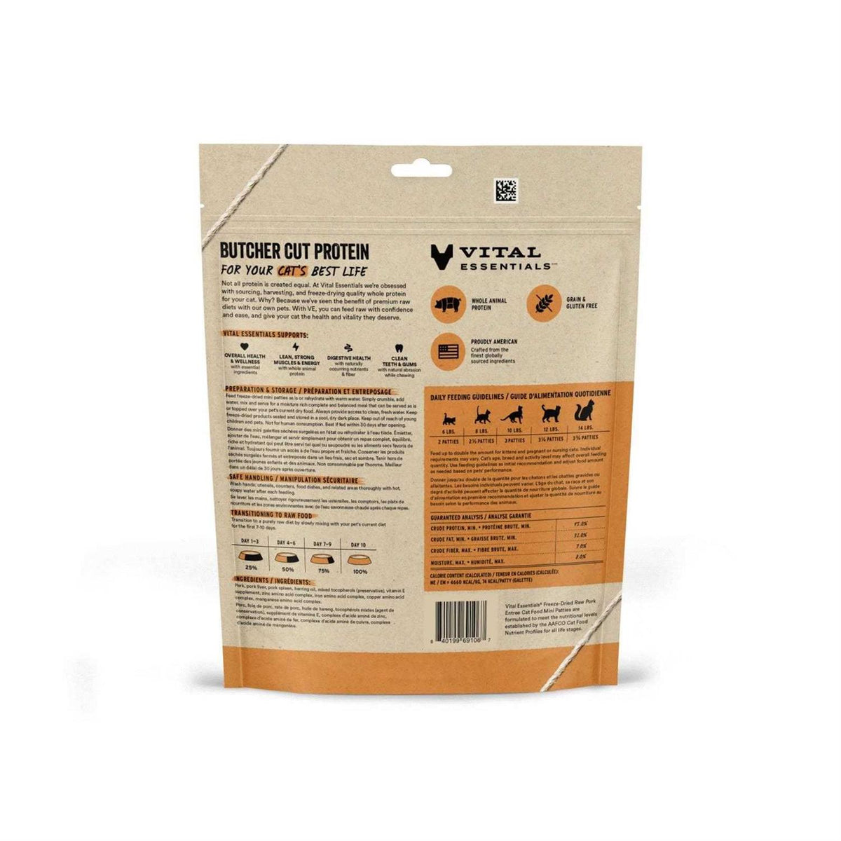 Freeze-Dried Raw Cat Food W351