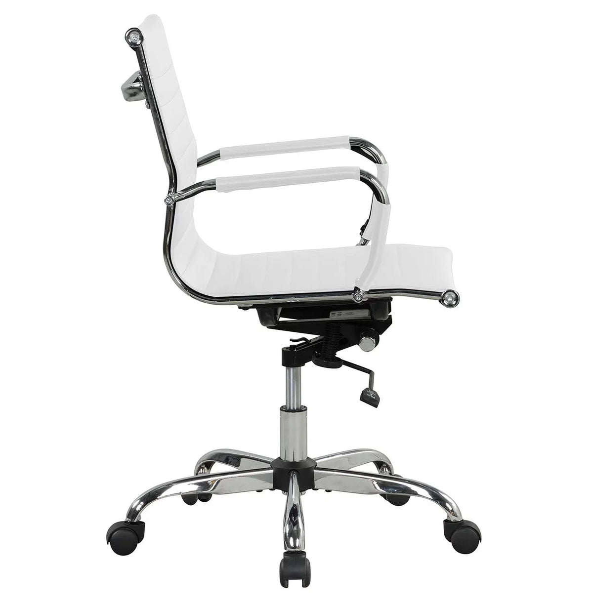 White PU Leather Office Chair Q9809