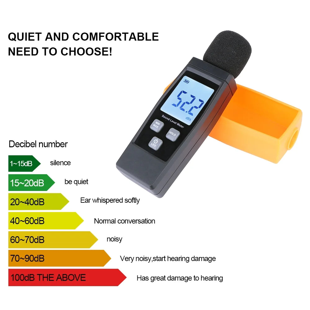 30-130Dba Digital Sound Level Meter P402821