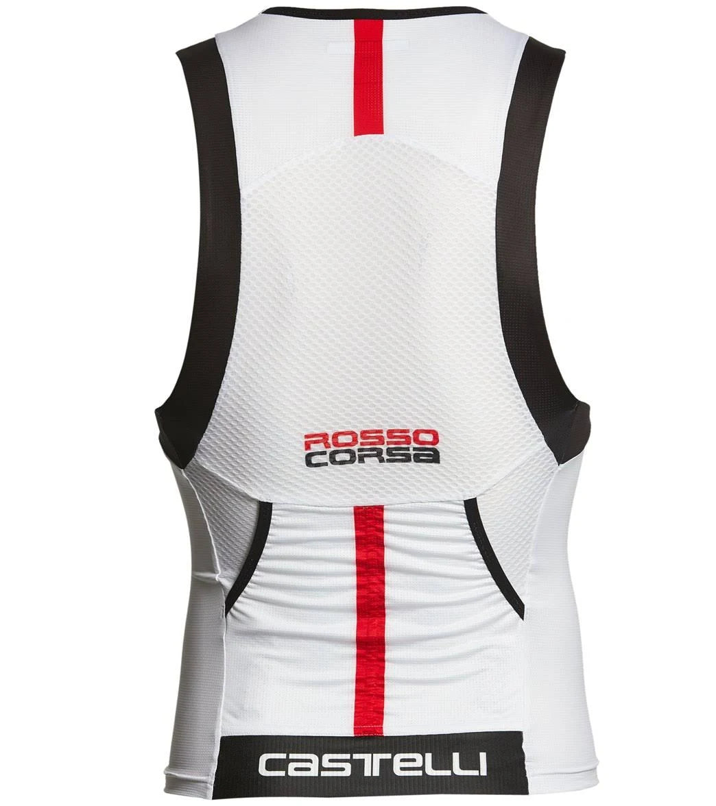 Men's White Tri Top B947