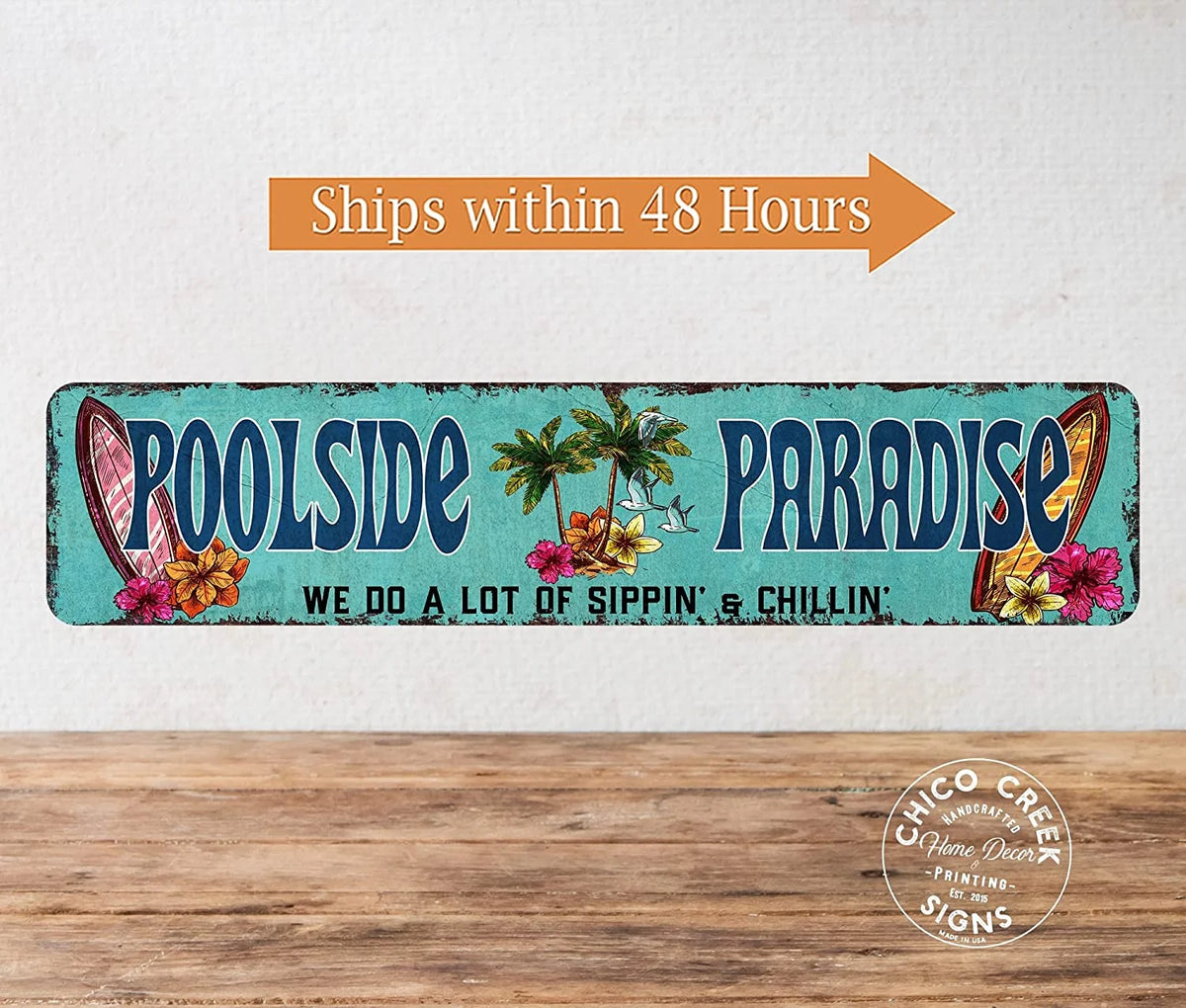 Metal Sign 4x18 N381364