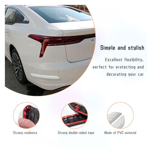 2 PCS Black Car Bumper Anti-Scratch Strips D594953