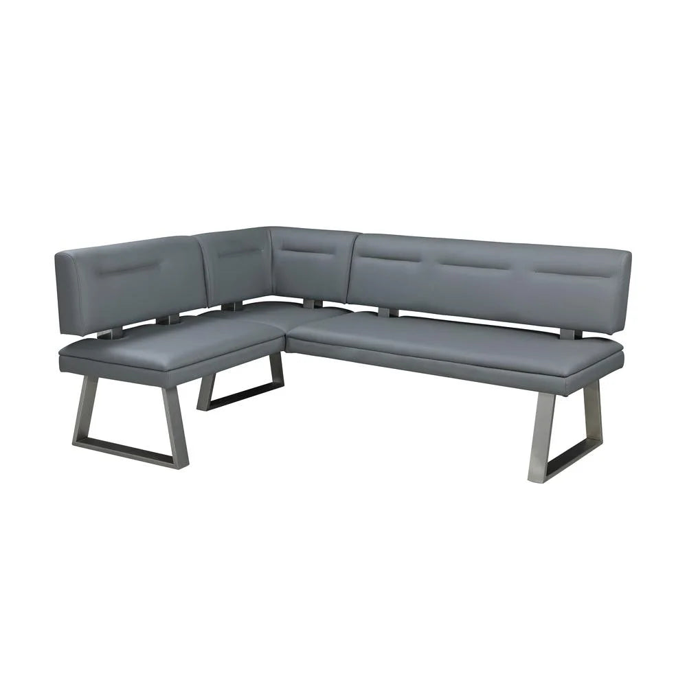 Gray Tufted Reversible Nook R990459