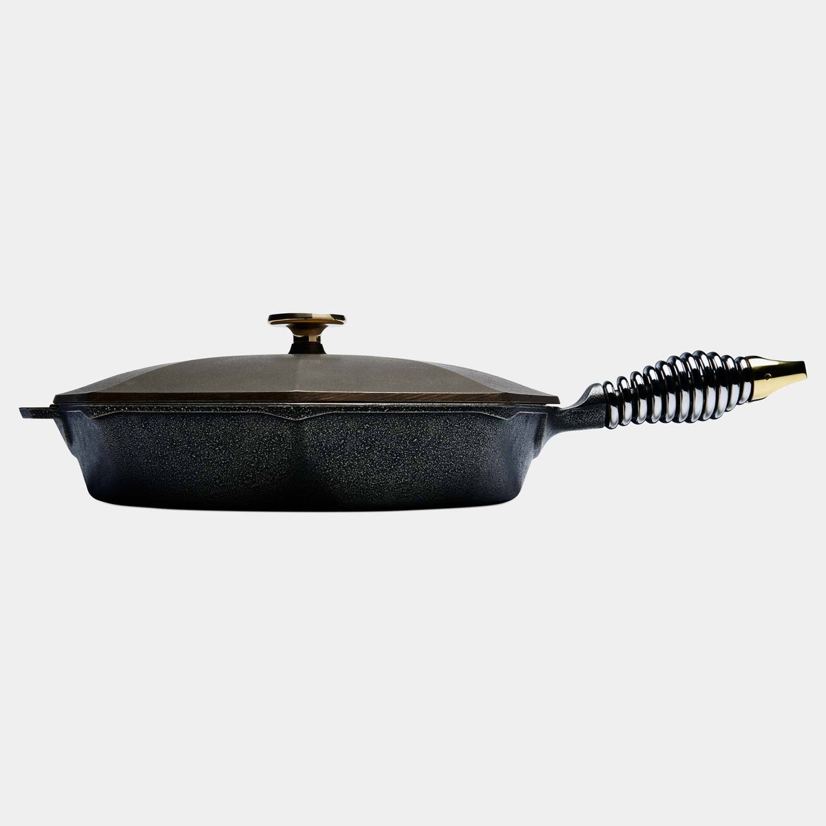 12 in. Cast Iron Skillet with Lid R4384