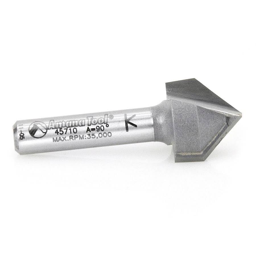 Carbide Tipped V Groove 90 Deg x 1-1/4 D x 1 CH W997556