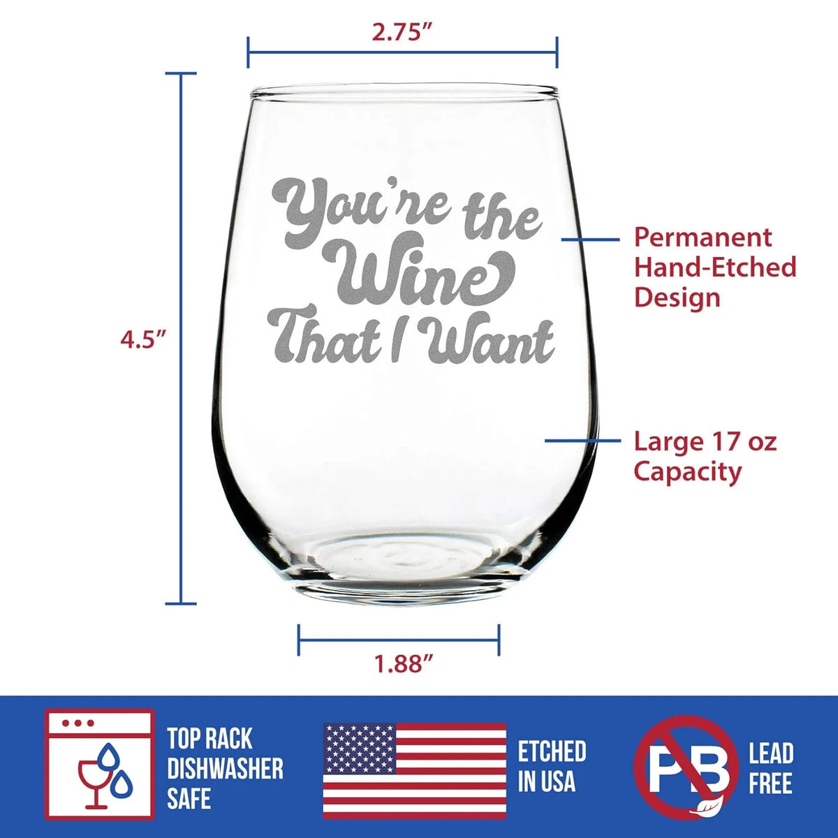 Stemless Wine Glass 17 Ounces B16733