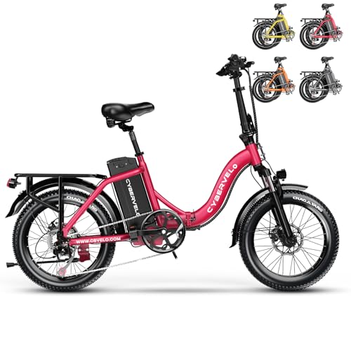 1000W Folding Electric Bike 48V 20.8AH Removable Battery 20" Fat Tire H838
