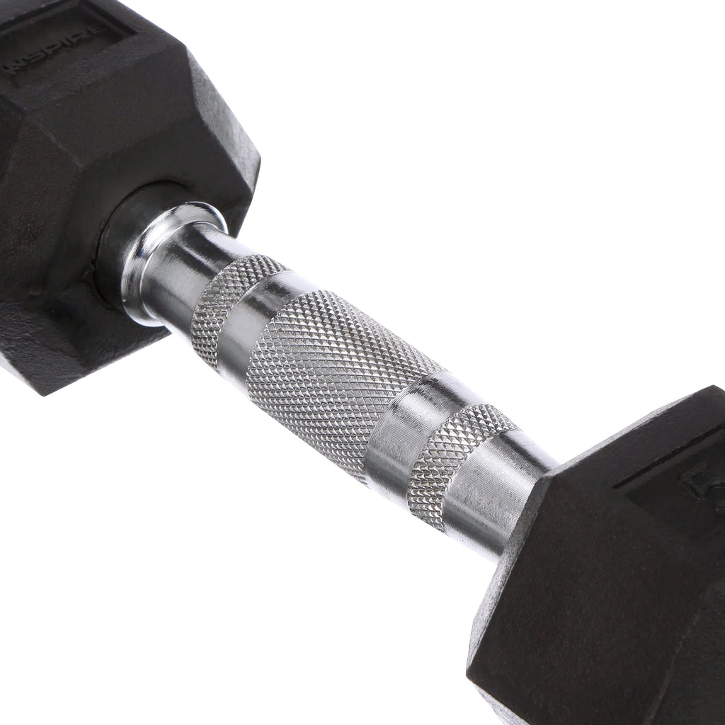 5 lb Rubber Hex Dumbbells S2967