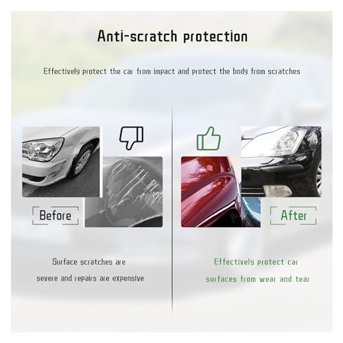 2 PCS Black Car Bumper Anti-Scratch Strips D594953