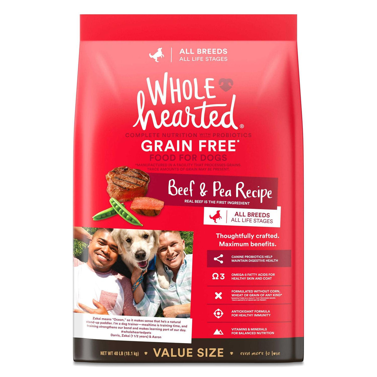 Grain Free Beef & Pea Formula Dry Dog Food O22929