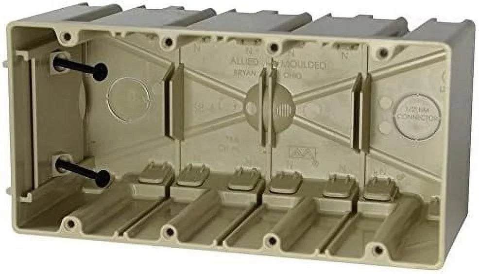 4-Gang Thermoplastic Electrical Switch Box R18192