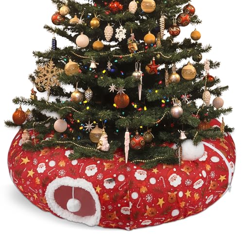 Cat Tunnel Bed for Indoor Cats S Shape N8144