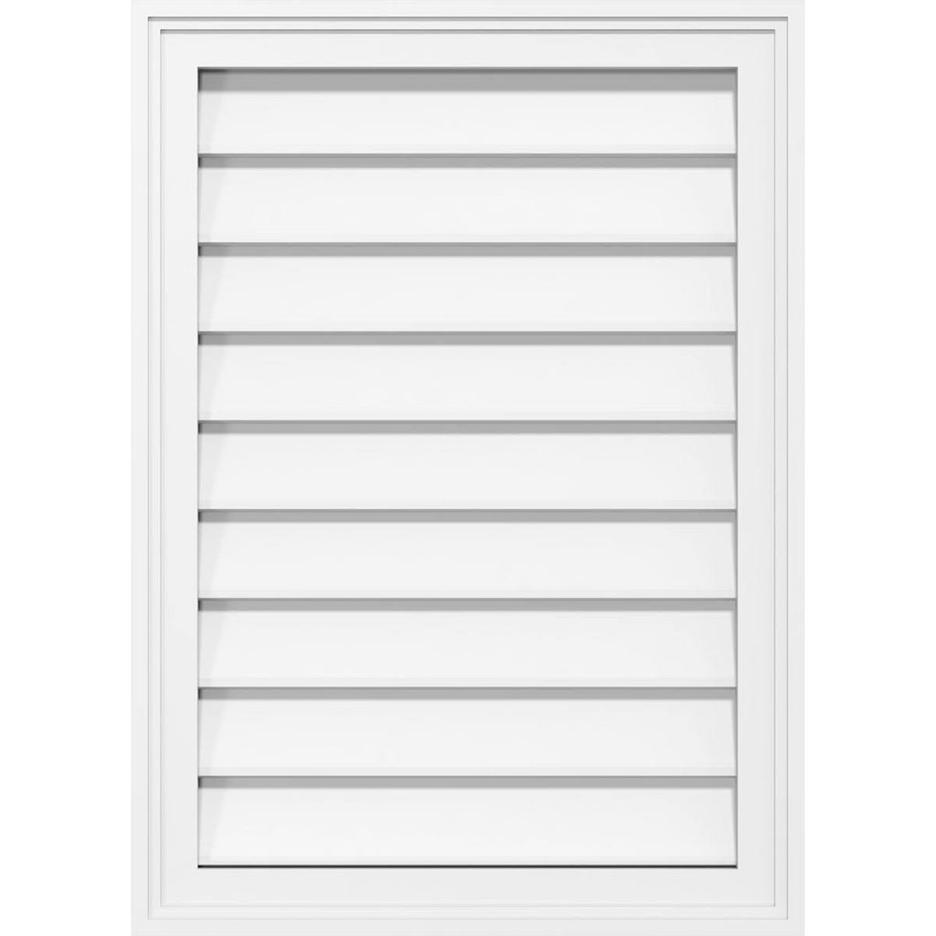 Vertical Surface Mount PVC Gable Vent F261