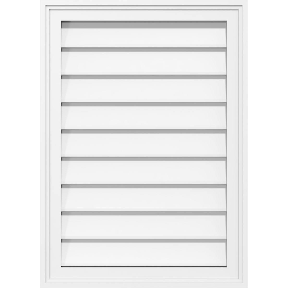 Vertical Surface Mount PVC Gable Vent F261