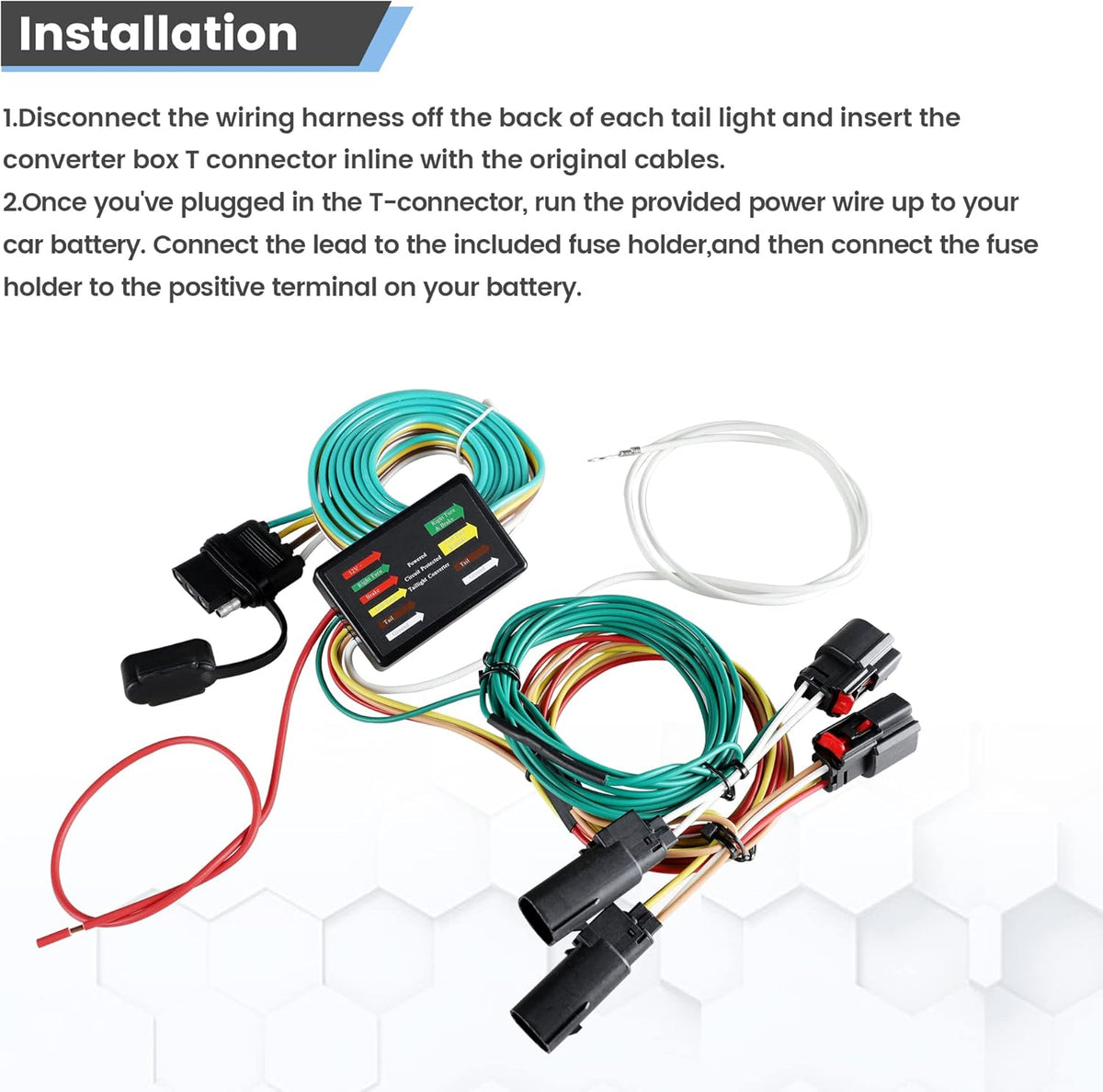 4 Way Flat Trailer Wiring Harness K559255