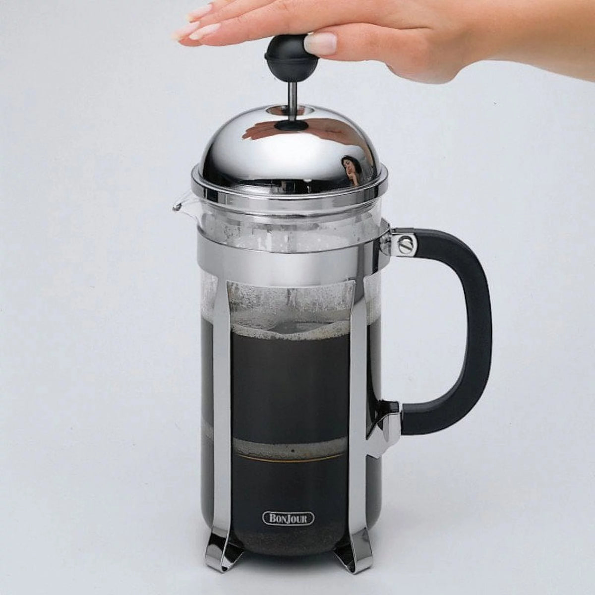 Stainless Steel French Press with Glass Carafe Q628171