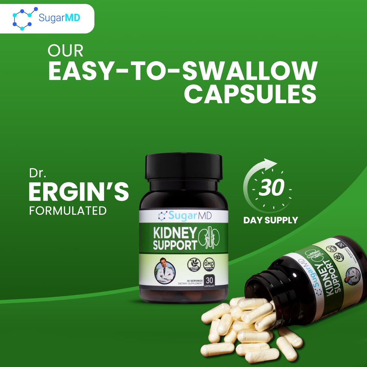 30 Capsules Kidney Support Supplement T23768