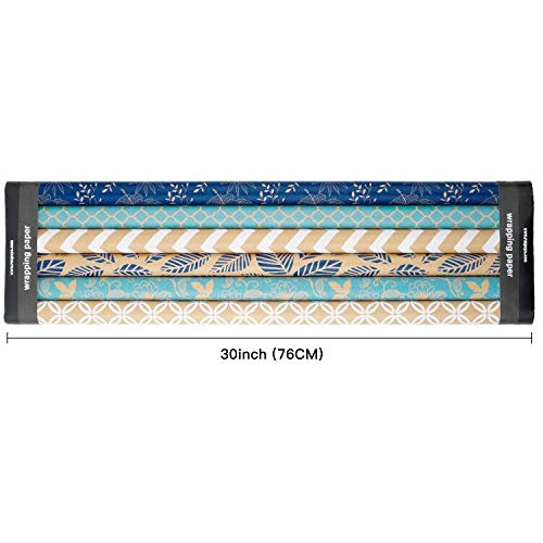 Brown Kraft Wrapping Paper 6 Roll H377170