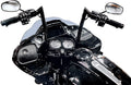 1 1/4 Inch 14 Inch Rise Gloss Black Ape Hanger Handlebars A66016