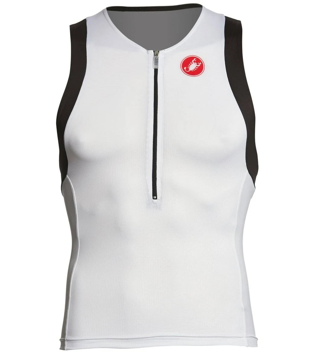 Men's White Tri Top B947