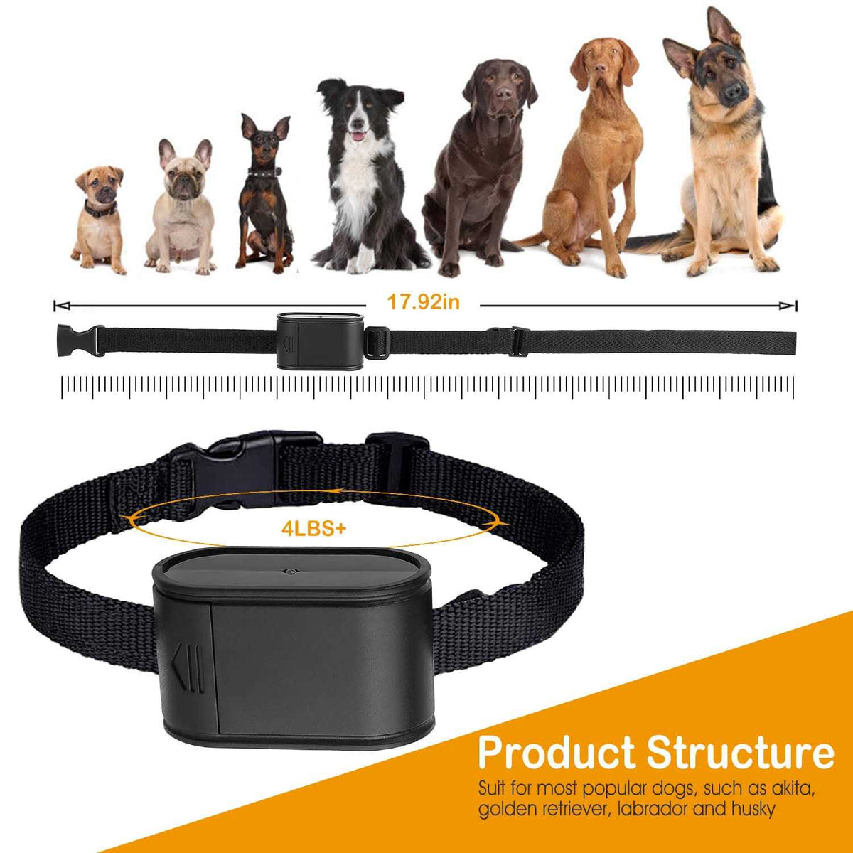 Electric Dog Fence System Water Resistant Collar Receiver G4478