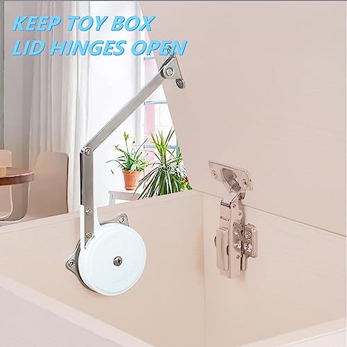 Soft Close Lid Stay Hinges for Toy Box 2 Pack X650755