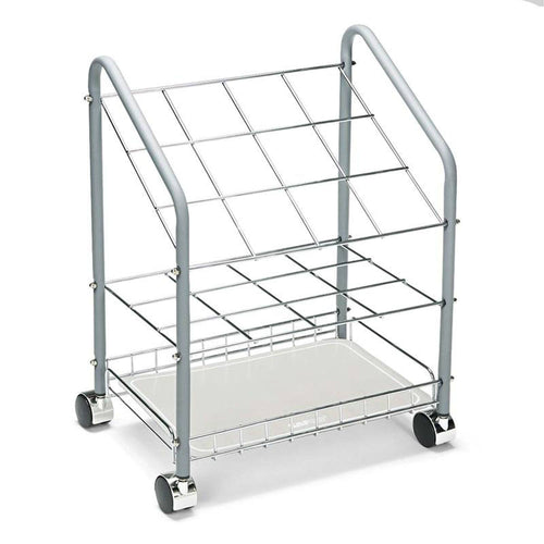 12 Compartments Wire Roll File U69071