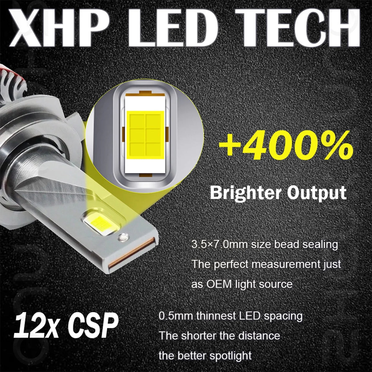 9003/H4 LED Headlights 2pc D979