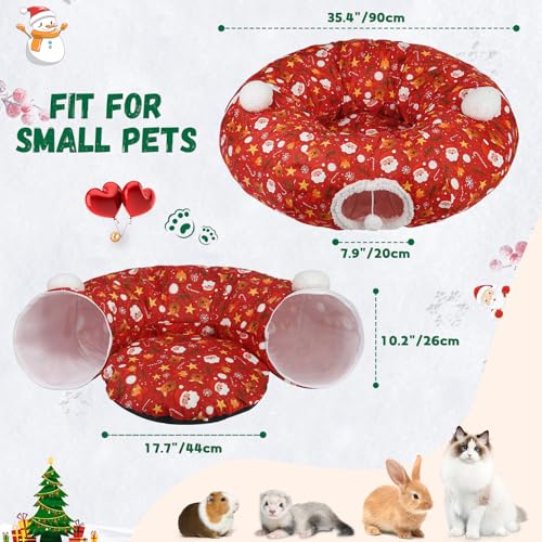 Cat Tunnel Bed for Indoor Cats S Shape N8144