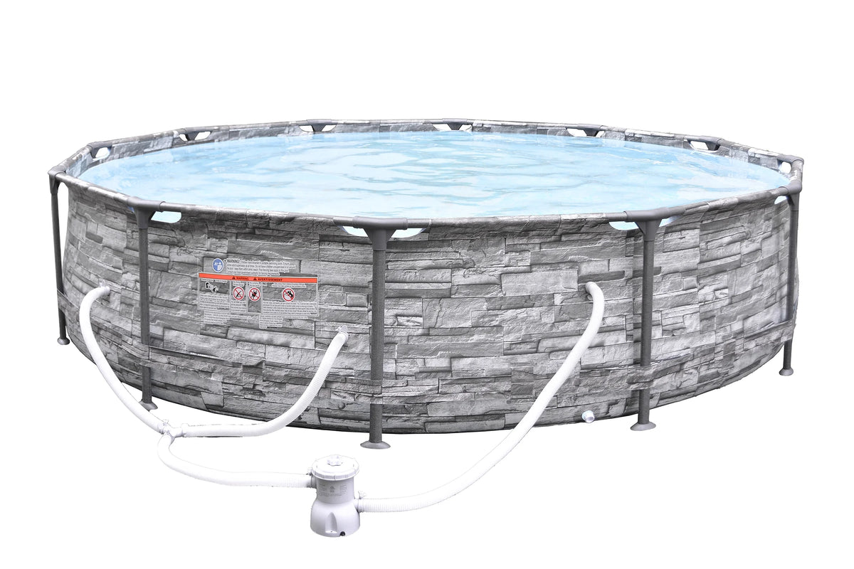 12 ft. Round Above Ground Pool J57325