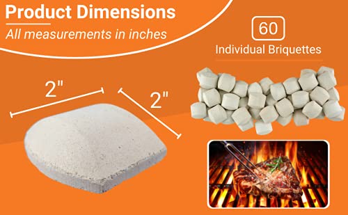 60 Count Self Cleaning Ceramic Grill Briquettes X178177