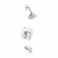 1-Handle Tub and Shower Faucet Trim Kit in Starlight Chrome F301756