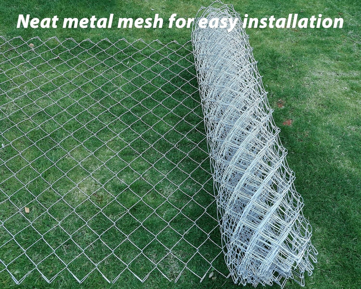 118'' L x 118'' W x 83'' H Galvanized Steel Dog Kennel with Lockable Door G2344