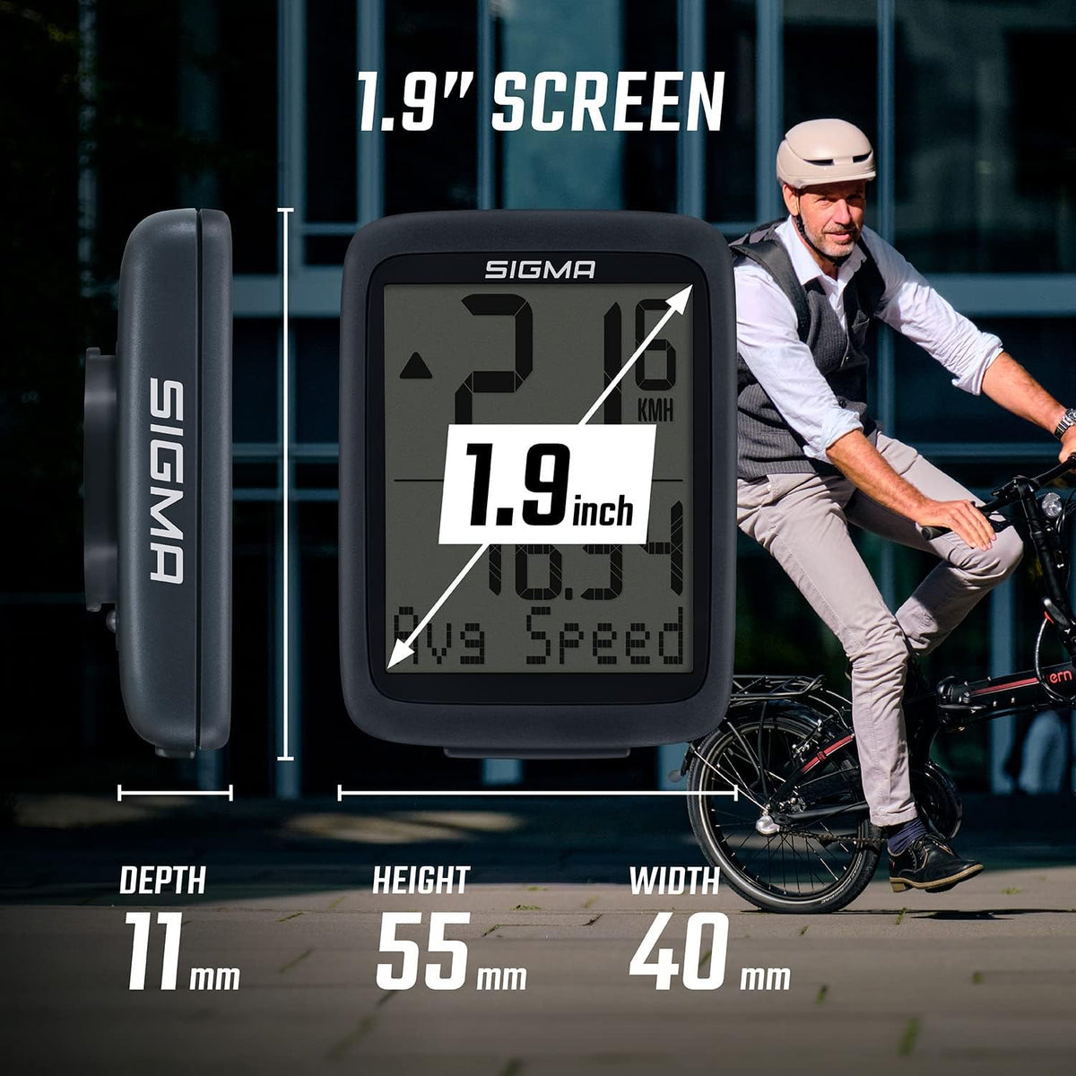 Bike Computer with Speed Comparison L26129