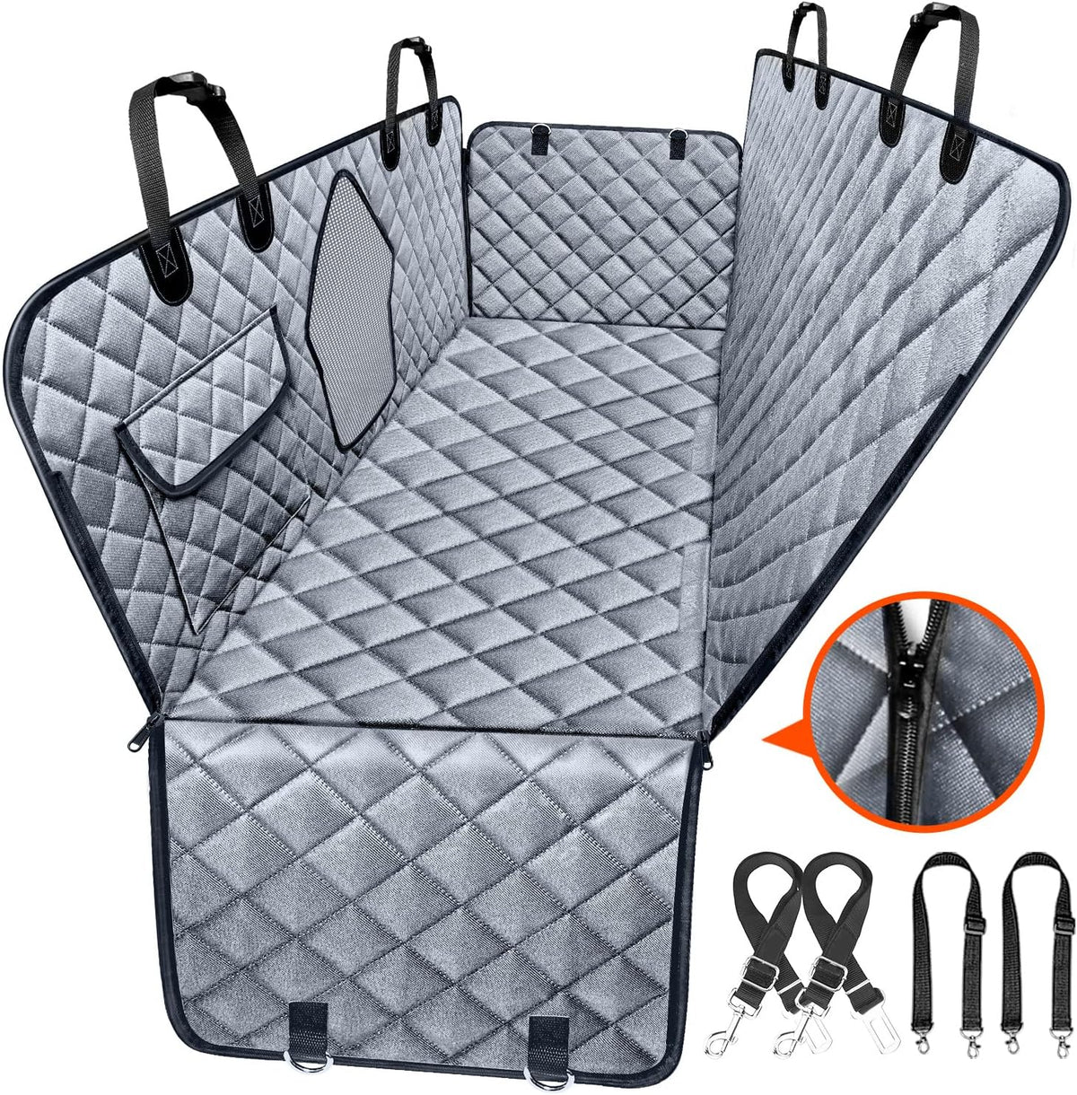 100% Waterproof 600D Scratch Resistant Dog Car Seat Cover C471267