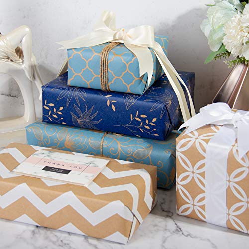 Brown Kraft Wrapping Paper 6 Roll H377170