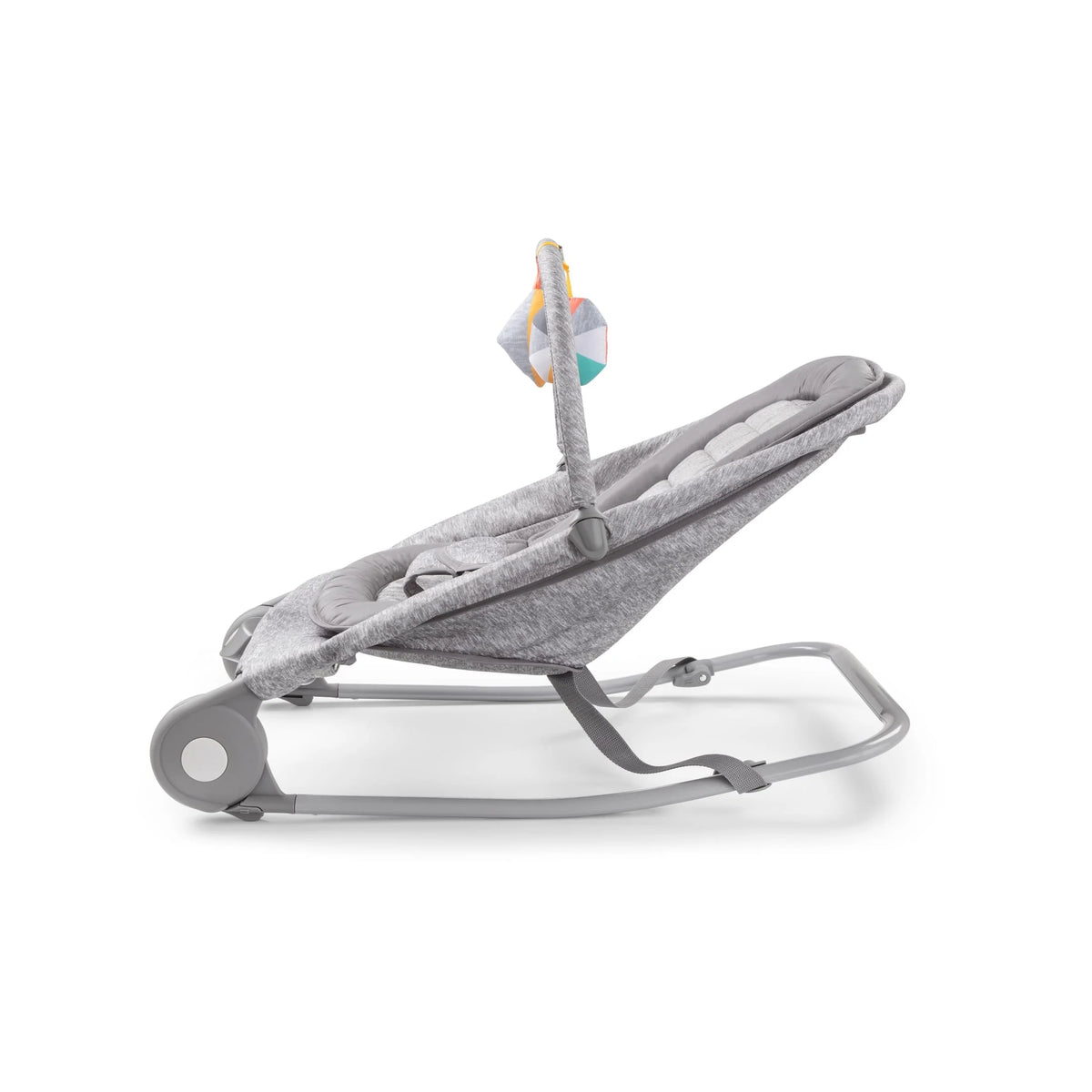 2-in-1 Baby Bouncer & Rocker, Light Gray Tweed W192