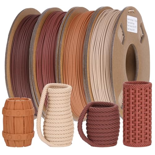 Matte Rainbow 3D PLA Printer Filament 1.75 mm 1kg X24211