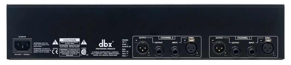 Dual 31 Band Graphic Equalizer Q9287