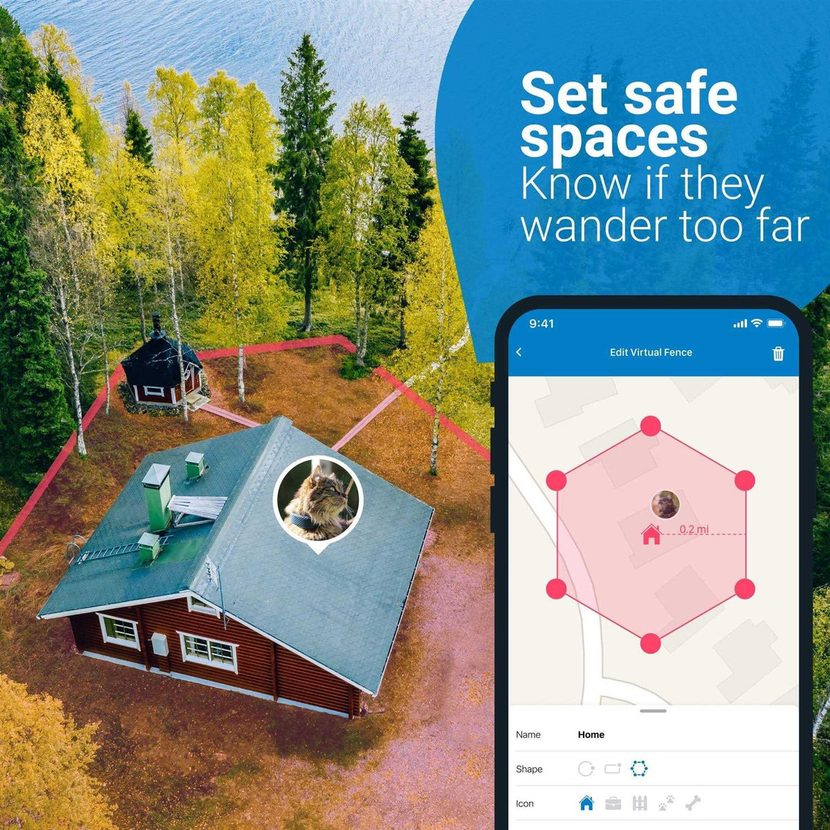 Waterproof GPS Cat Tracker O40843