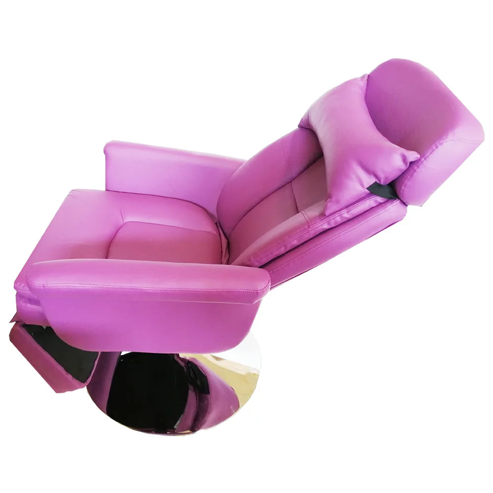 Purple Pneumatic Facial Beauty SPA Salon Chair D819880