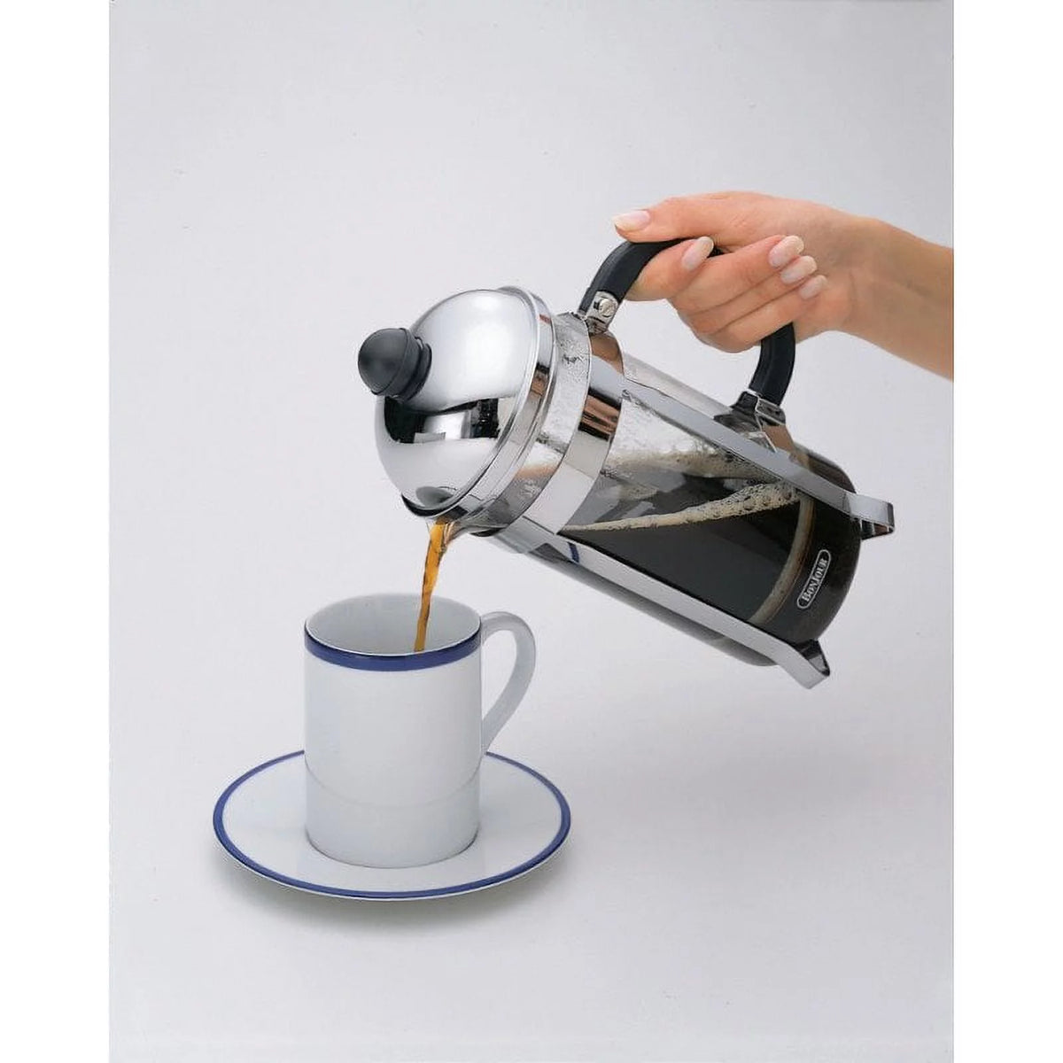 Stainless Steel French Press with Glass Carafe Q628171