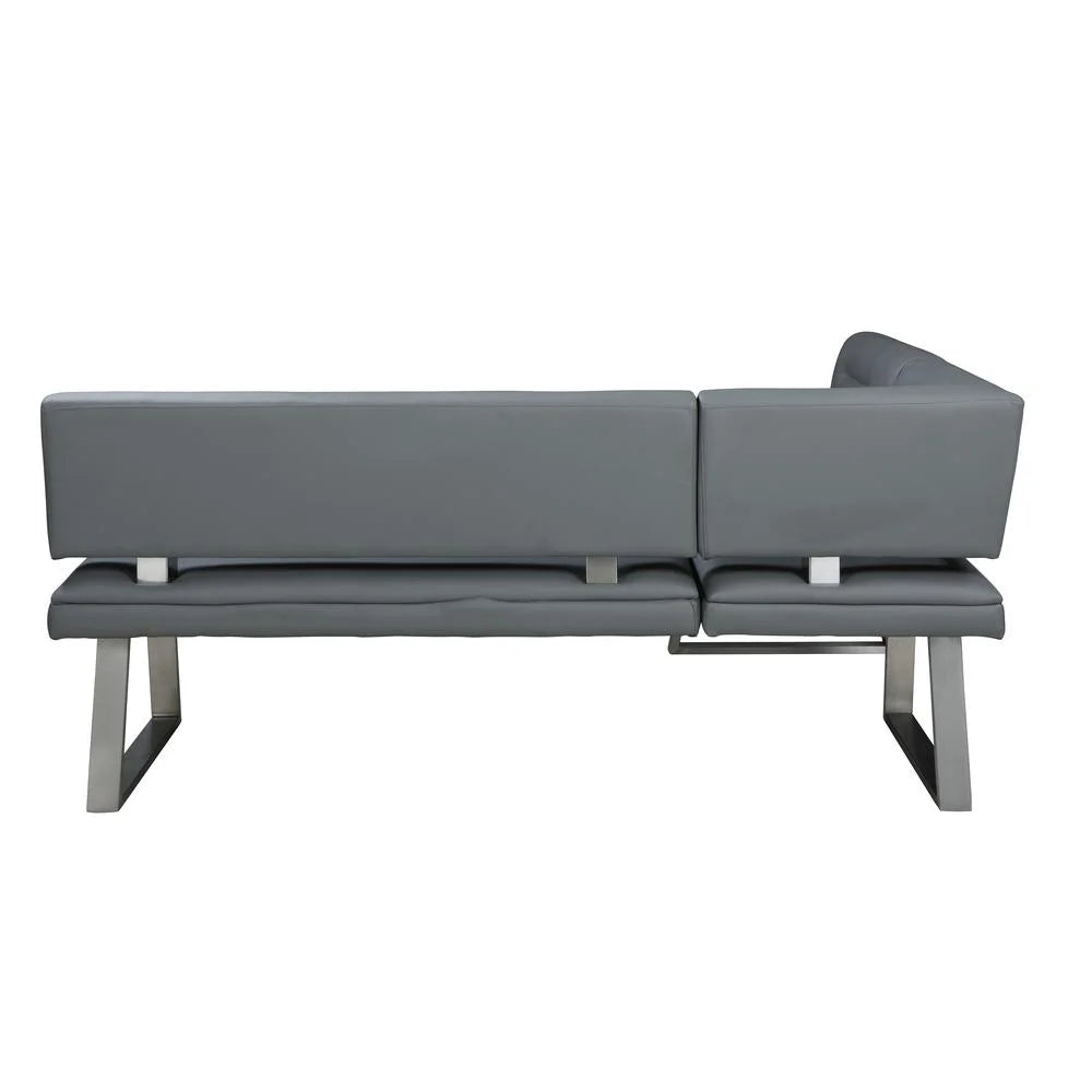 Gray Tufted Reversible Nook R990459