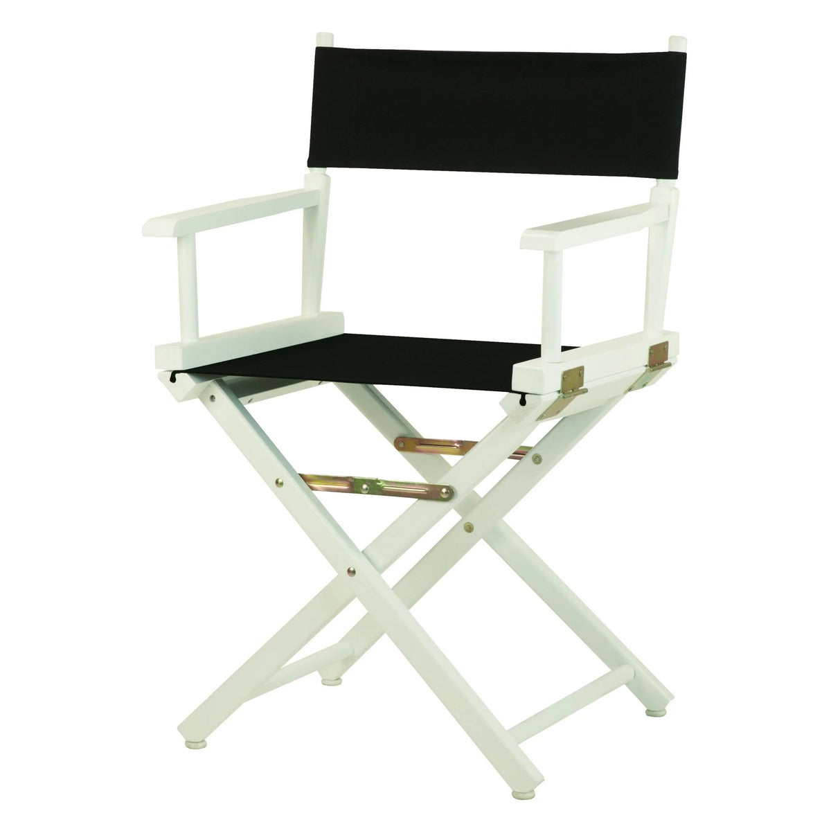 White Frame Black Canvas Director's Chair Z5421