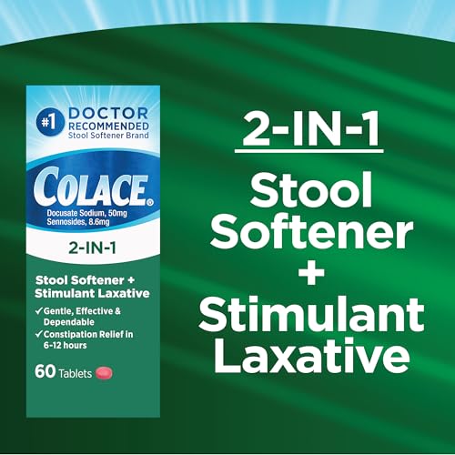 60 Count Stool Softener Plus Stimulant Laxative F4832